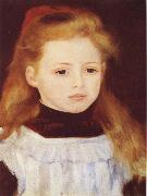 Pierre Renoir Little Girl in a White Apron